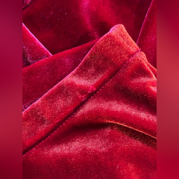 Land’s End - Red Velour Skirt - - Picture 4 of 6
